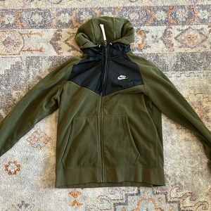 Mens Nike NSW Full Zip Polar Fleece Hoodie